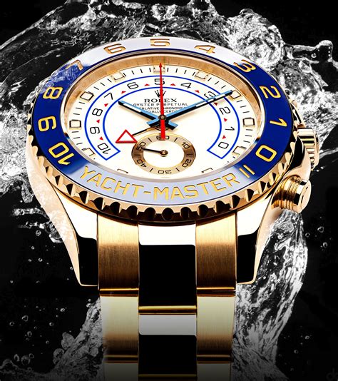 rolex yachtmaster berpelat biru|rolex yacht master gold.